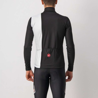 CASTELLI - Traguardo Jersey FZ - Light Black / White