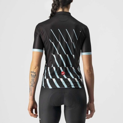 CASTELLI - Pendio Jersey - Women - Light Black/Sky Light-White
