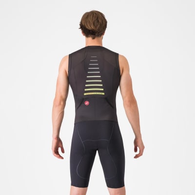 Castelli - Free San Remo 3 Suit SL (trisuit) - Men - Sin Mangas - Black