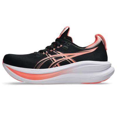 Asics - Gel Nimbus 28 - Black/Pearl Pink - Mujer - Neutro/Supinacion