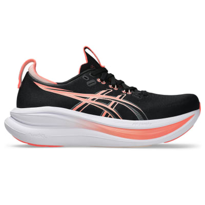 Asics - Gel Nimbus 28 - Black/Pearl Pink - Mujer - Neutro/Supinacion
