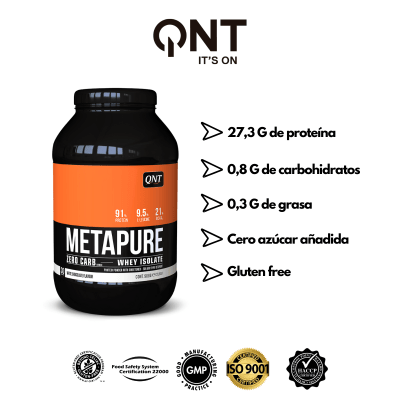QNT - Metapure Whey Isolate Zero Carb Chocolate Blanco