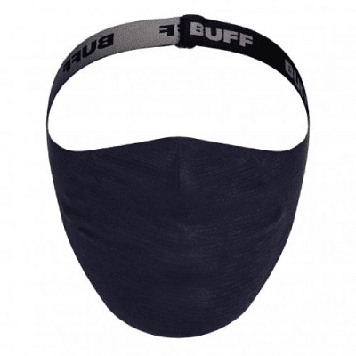Buff - Filter Mask - Solid Night Blue con 5 filtros (Adulto)