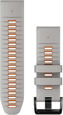 Garmin - Correa de Reemplazo - Quickfit 26 - Gris Niebla/Naranja