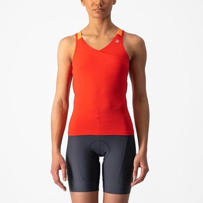 Castelli - Solaris Top - Women - Hibiscus/Soft Orange
