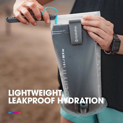 HydraPak - Velocity IT 2.0L/70Oz - Clear - Hydration Reservoir