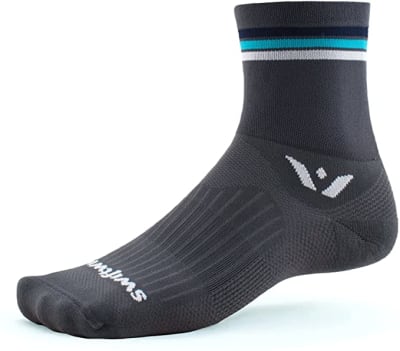 Aspire Four - Gray Stripe - Medias - Swiftwick