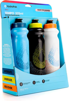 HydraPak - Tempo 3Pk - Botella No Insulada - Blue/Black/White