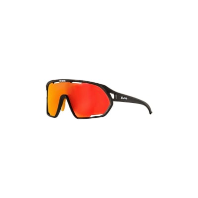 Lentes de Ciclismo - EASSUN - Paradiso - Marco Negro Mate - Lentes Rojo Revo