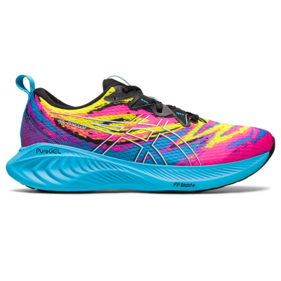 Asics - Gel Cumulus 25 - Aquarium/Vibrant Yellow - Color Injection - Mujer - Neutro/Supinacion