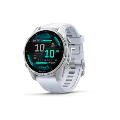 Garmin - Fenix 8 Amoled - 43mm - Whitestone