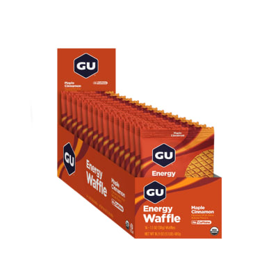 Caja 16 unidades - Gu Energy Stroopwafel - Maple Cinnamon - Sin cafeína