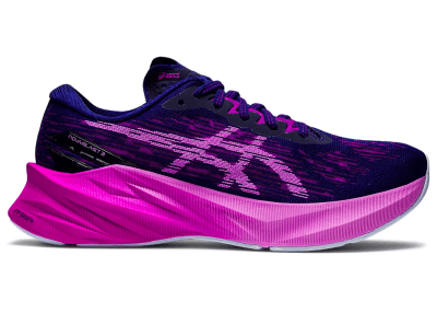 Asics - Novablast 3 - Dive Blue/Lavender Glow - Mujer - Neutro/Supinacion