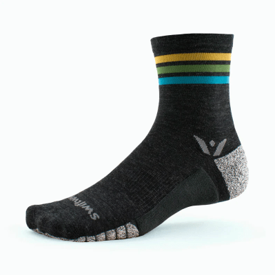 Flite XT Trail Five - Stripe Aqua - Medias - Swiftwick