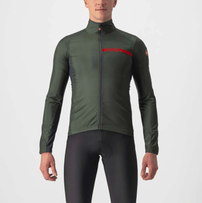 CASTELLI - Squadra Stretch JKT (Casaca) - Military Green / Dark Gray