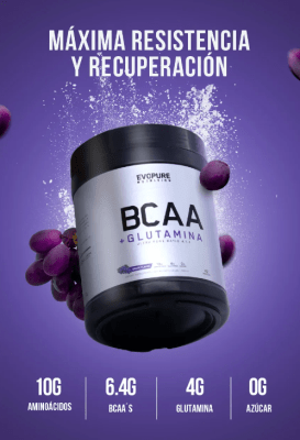 EVOPURE - BCAA + Glutamina - 42 servicios