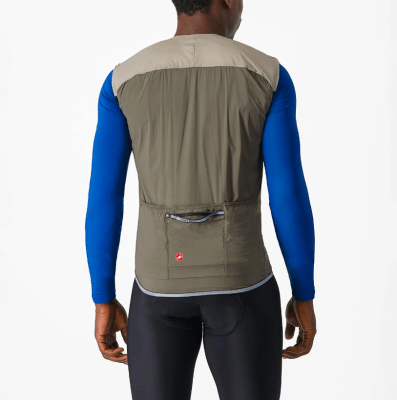 CASTELLI - Fly Vest - (Chaleco Goretex) - Hombre - Beige