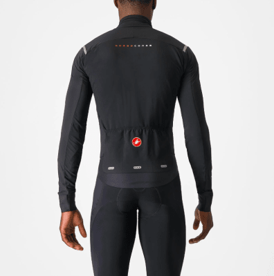 CASTELLI - Alpha Flight Ros JKT (Casaca) - Hombre - LIGHT BLACK/SILVER REFLEX-DARK