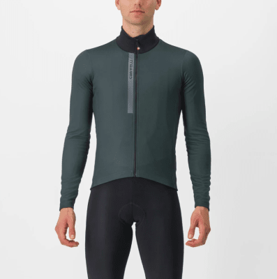 CASTELLI - Entrata Thermal Jersey - ROVER GREEN/BLACK - Hombre