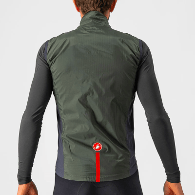 Castelli - Squadra Stretch Vest (Chaleco) - Military Green / Dark Gray