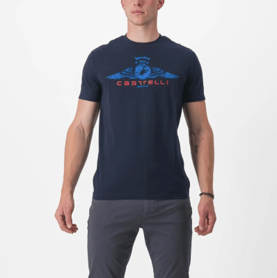 Castelli - Armando 2 Tee (Camiseta/Polo Casual) - Belgian Blue
