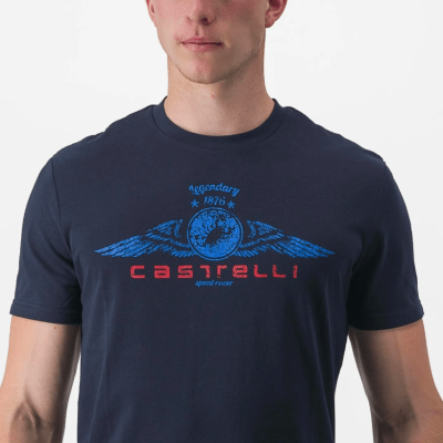 Castelli - Armando 2 Tee (Camiseta/Polo Casual) - Belgian Blue
