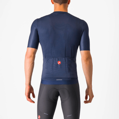Castelli - Espresso Jersey Men - Belgian Blue / Silver Moon