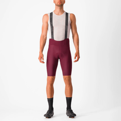 Castelli - Espresso Bibshort (Short con Tirantes) Deep Bordeaux