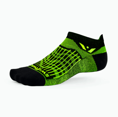 Swiftwick - Aspire Zero Tab - Black Hi-Viz Wave - Medias