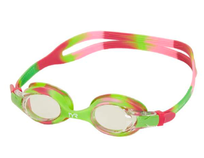 TYR - Lentes para natación - Niños - Swimple Tie Dye - Clear/Rasp/Green