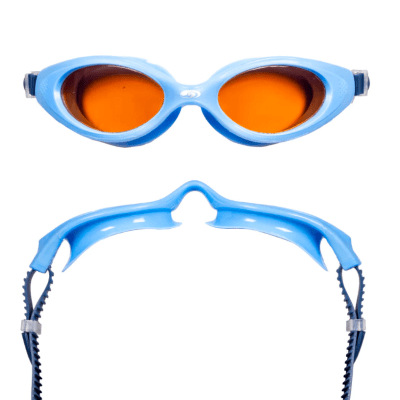 Blueseventy - Lentes para natación Hydra Vision -  Marco Azul/Lunas Bronce Polarizado