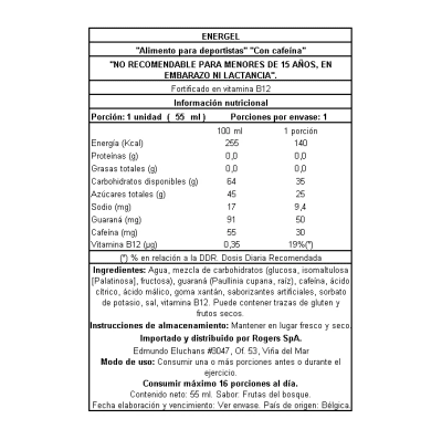 QNT Move - Energel Quick Boost - Lemon Lime