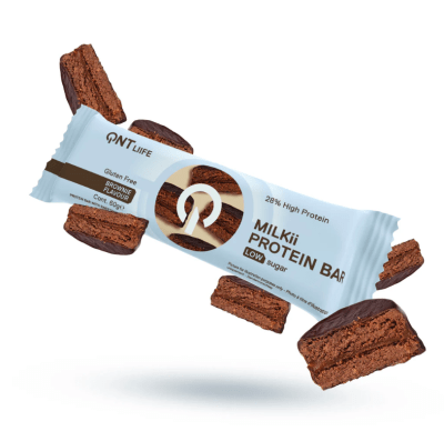 QNT Life - Milkii Protein Bar - Low Sugar - Gluten Free - Brownie