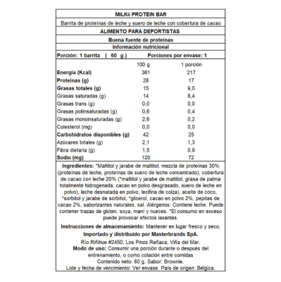 QNT Life - Milkii Protein Bar - Low Sugar - Gluten Free - Cookie