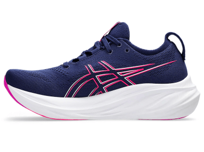 Asics - Gel Nimbus 26 - Blue Expanse/Bold Magenta - Mujer - Neutro/Supinacion