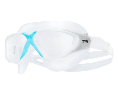 TYR - Rogue Swim Mask Women (Mascara de Natacion Mujer) - Clear/Blue