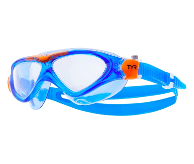 TYR - Rogue Swim Mask Youth (Máscara de Natación Jóvenes) - Blue/Orange
