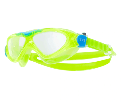 TYR - Rogue Swim Mask Youth (Máscara de Natación Jóvenes) - Clear/Yellow