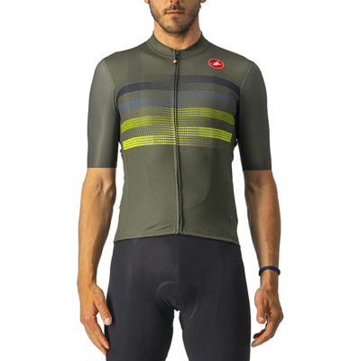 Castelli - Endurance Pro Jersey - Hombre - Military Green/Blue Sulphur