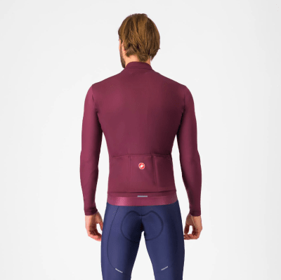 Castelli - Espresso Thermal Jersey - Hombre - Bordeaux