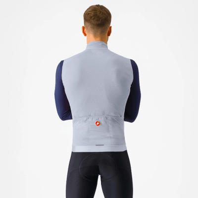Castelli - Espresso Vest (Chaleco) - Hombre - Winter Sky/Dark Gray