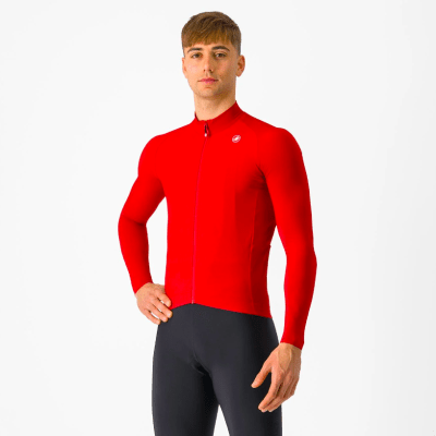 Castelli - Aero Race LS Jersey - Hombre - Rich Red
