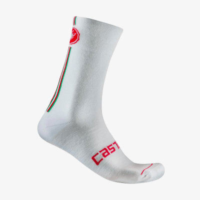 Castelli - Racing Stripe 18 Sock (Medias) - White