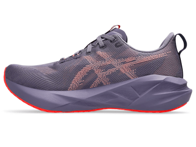 Asics - Novablast 5 - Greyish Purple/Coral Reef - Hombre - Neutro/Supinacion