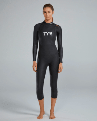 TYR - Wetsuit - Mujer - Hurricane Cat 1 - Negro/Orquidea