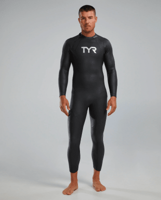 TYR - Wetsuit - Hombre - Hurricane Cat 1 - Plata/Negro