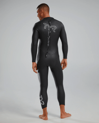 TYR - Wetsuit - Hombre - Hurricane Cat 1 - Plata/Negro