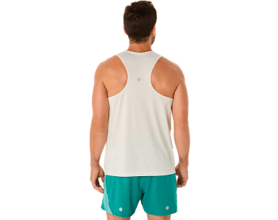Asics - Road All Over Print Singlet - Birch - BVD - Hombre