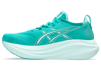 Asics - Gel Nimbus 27 - Wave Teal/Illuminate Mint - Mujer - Neutro/Supinacion