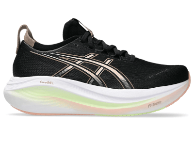 Asics - Gel Nimbus 27 - Black/Breeze - Mujer - Neutro/Supinacion
